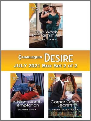 cover image of Harlequin Desire July 2021--Box Set 2 of 2